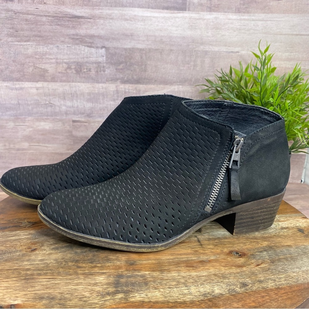 Lucky Brand “LK Brielle” Black Suede Bootie - Size: 8.5M - Picture 3 of 9